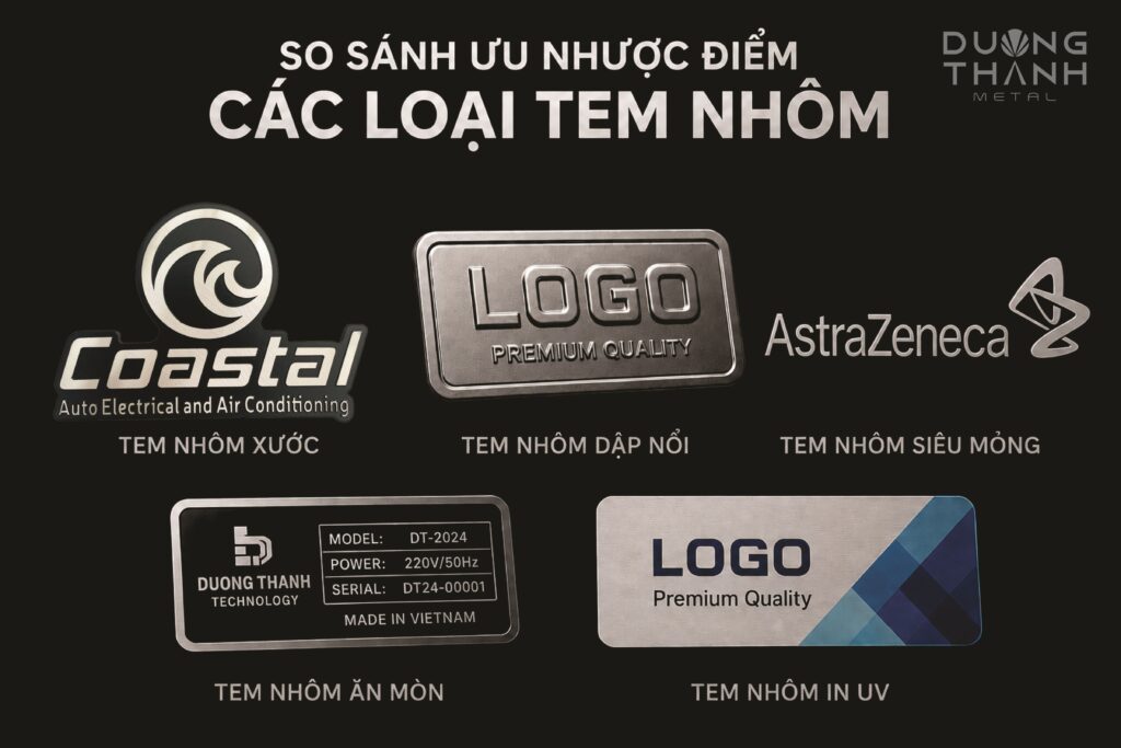 cac loai tem nhom pho bien